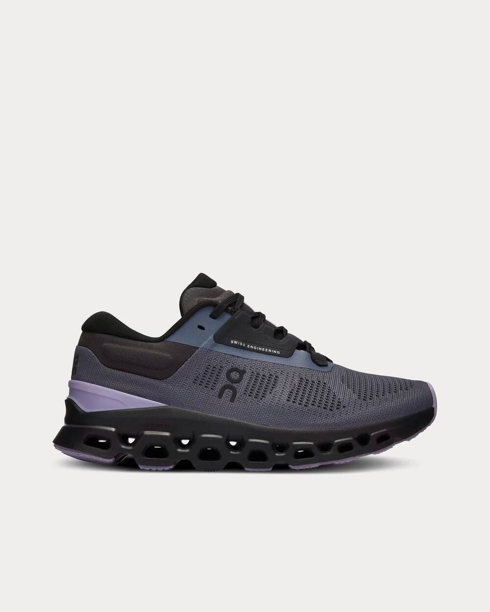 NEW ON women’s cloudstratus 3 running shoes in metal wisteria